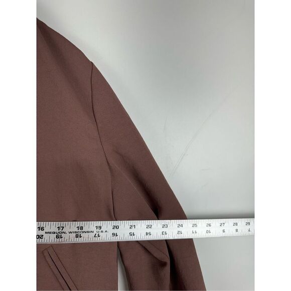 Aritzia Wilfred Women's Snap Button Poussin Bomber Jacket Mauve Size Medium - Picture 4 of 8